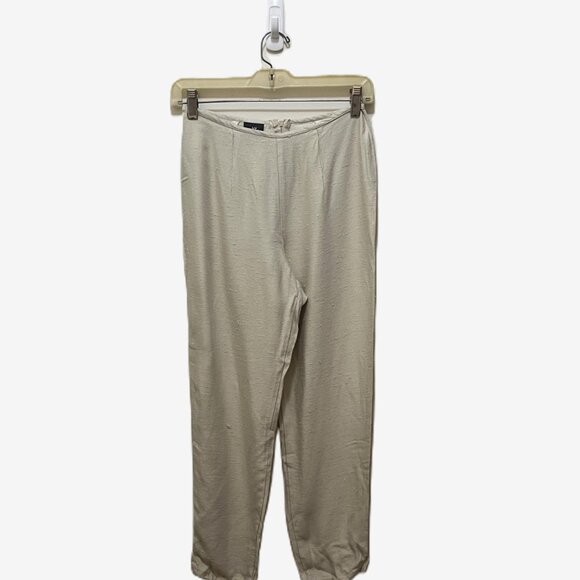 My Michelle Vintage Pants w/ Back Zipper & Raw Silk Texture  Made of Acetate 7-8 - Picture 1 of 12